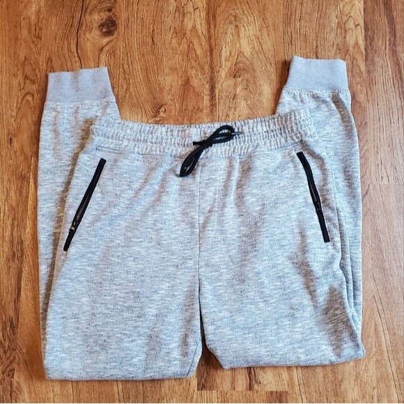 Men's Brooklyn Marled Gray Jogger Sweatpants - Picture 5 of 12